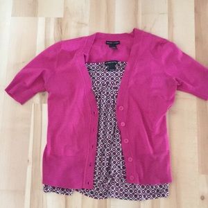 Pink Cardigan Sweater Set